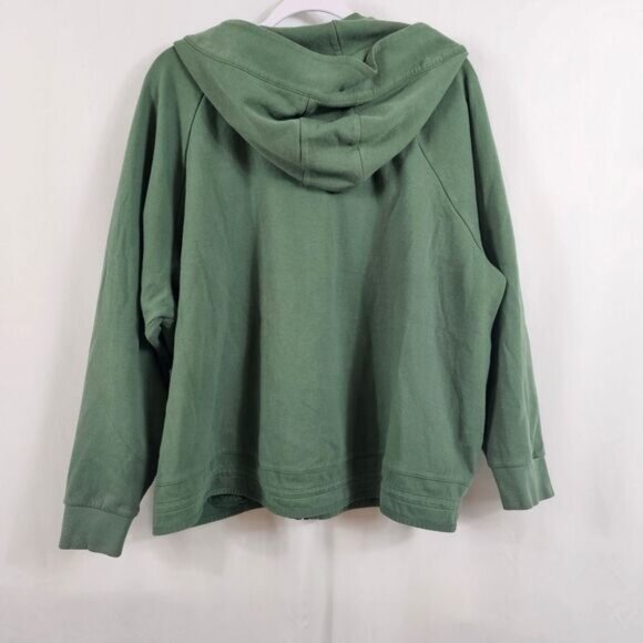 Zella Zip Up Hoodie In Forest Green - XL - Picture 6 of 6